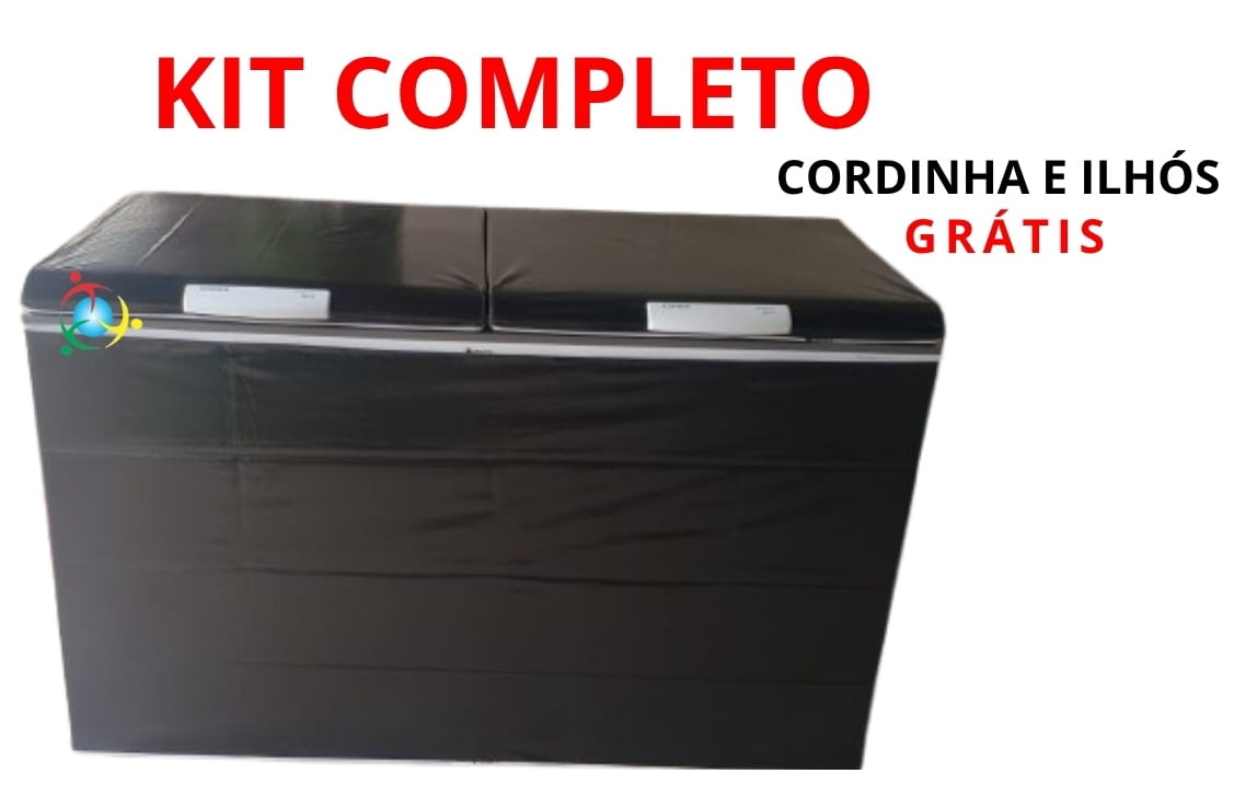 Kit - Capas p/Tampas + Saia - Freezer 02 Tampas 