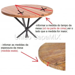 capas para mesas de madeira - metro quadrado
